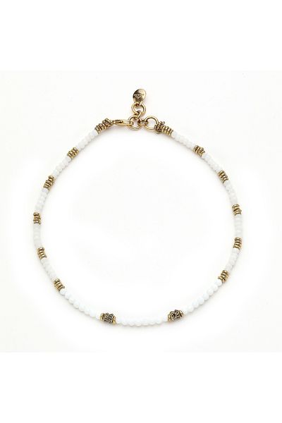 Mon Reve Opal Charm Moonstone Natural Stone Necklace
