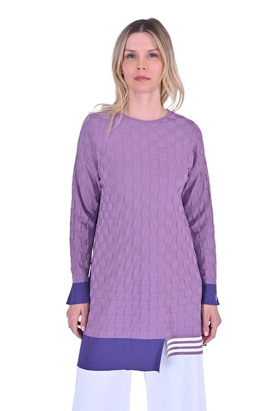 Invee Cutting Sugar Knitwear Tunic Eflatun