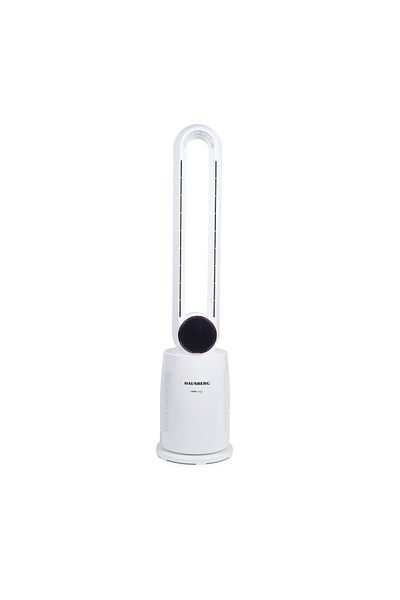 Hausberg Digital Tower Fan With Remote Control Hb-5957ab, 65w, 12 Speeds, Timer