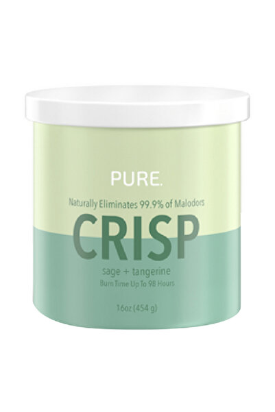 Candle-Lite شمعة معطرة برائحة المريمية واليوسفي النقية، بفتيلتين، 16 أونصة