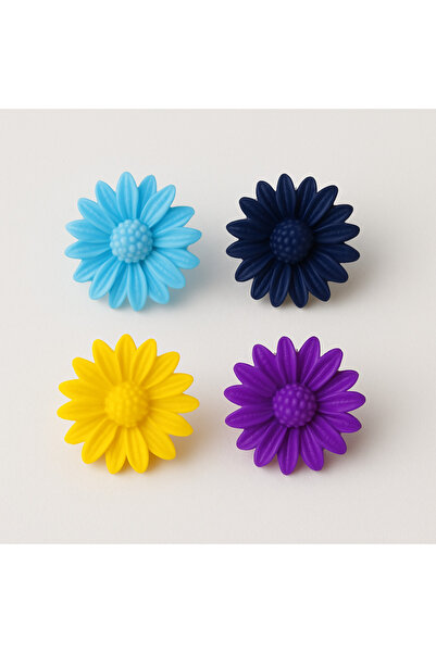 Lu Atelier Luna- Handmade Colorful Flower Polymer Clay Earrings