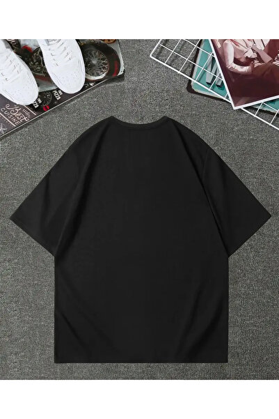 donamod Dámské pánské oversize tričko nové sezóny bavlněného speciálního designu s potiskem