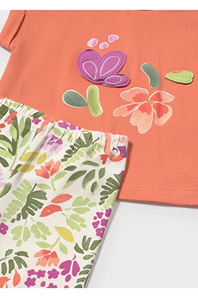 MAYORAL Girl's 2-Piece Set with Flowers - Multicolored