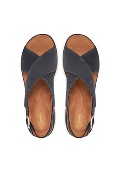 CLARKS Sandale damă albastre CLARKS-26181440 NAVY NUBUCK