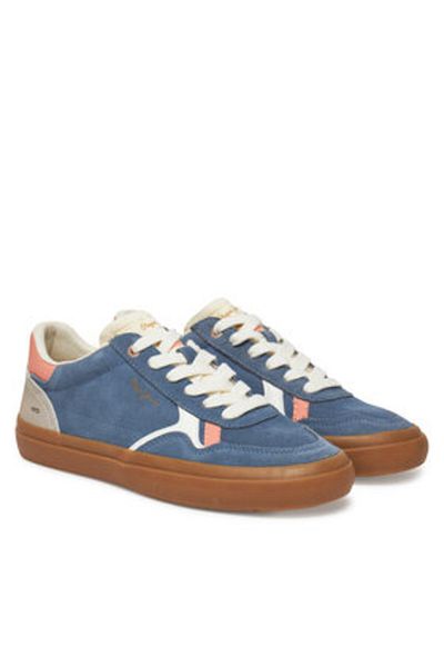 Pepe Jeans Teniși albaștri pentru femei PEPE JEANS-PLS31592 563STEEL BLUE