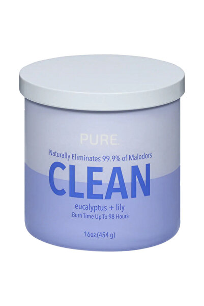 Candle-Lite شمعة معطرة برائحة الأوكالبتوس والزنبق، بفتيلتين، 16 أونصة