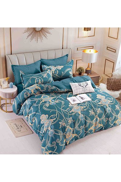 CHIRASO CHIRASO Bedding, FINET 6 Pieces, 2 Persons, Fitted Sheet 180x200, Colorful Print
