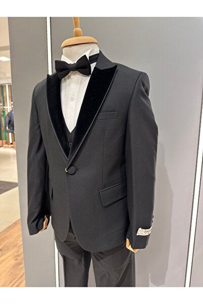 cemden Erkek Çocuk Siyah Damatlık