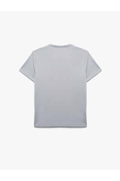 Koton Short Sleeve Crew Neck Printed Sports T-Shirt