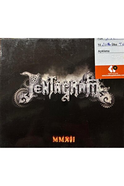 Kadıköy Plak Kulübü CD Pentagram - MMXII - İmzalı insert CD