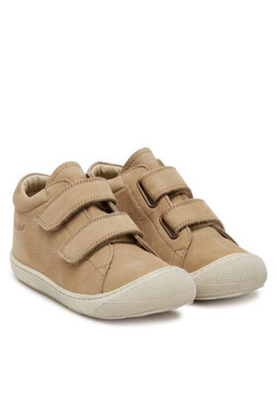Naturino Teniși bej pentru băieți NATURINO-2012904 MO COCOON VL NABUK SOFT SAND S