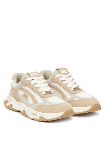 Steve Madden Teniși argintii pentru femei STEVE MADDEN-SM19000129 SI1 ARGINTIU / CREM IRLANDEZ