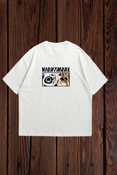 donamod تي شيرت كبير الحجم مطبوع عليه Heartbreak Nightmare