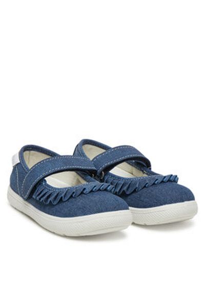 Primigi Balerini albaștri pentru fete PRIMIGI-7852300 M DENIM/DENIM