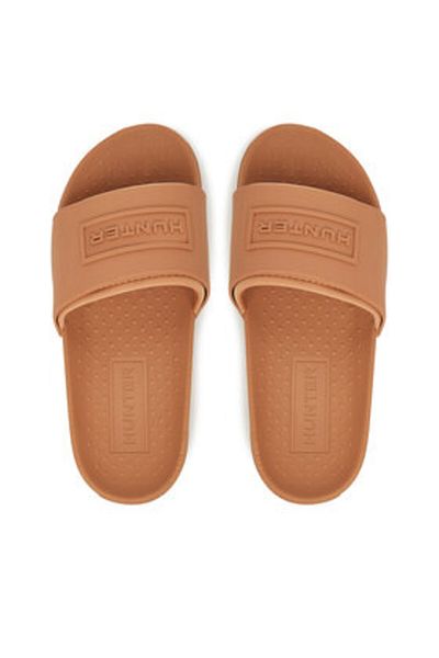 Hunter Șlapi bej pentru femei, bărbați, unisex HUNTER-HFRU0006251 BISCUIT