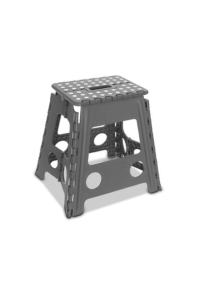 rexa 15 Inch, Plastic Foldable Stool, Non-Slip Stepping Stool