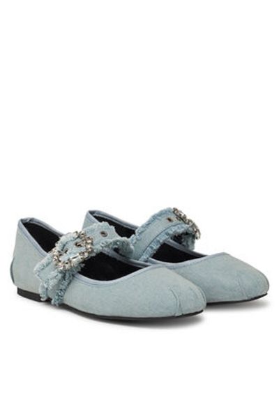 Buffalo Buffalo Balerine albastre pentru femei BUFFALO-1620028 BLU BLUE