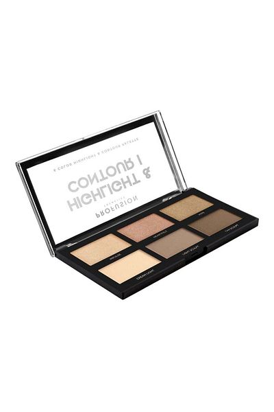 PROFUSION COSMETICS Highlight & Contour I Palette, Profusion Cosmetics, 6 shades, 16 g
