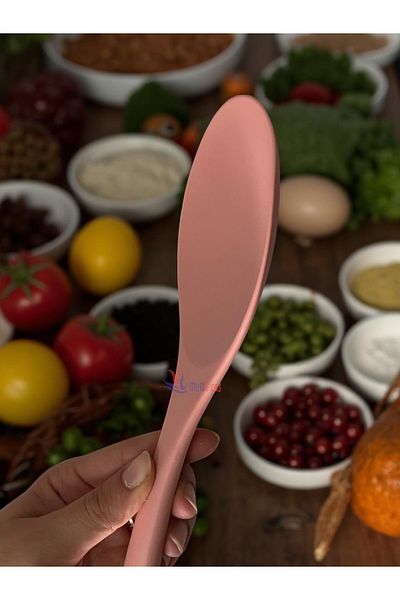 Multiamo Heat Resistant Hard Tip 30 cm Large Silicone Spoon 1 Piece