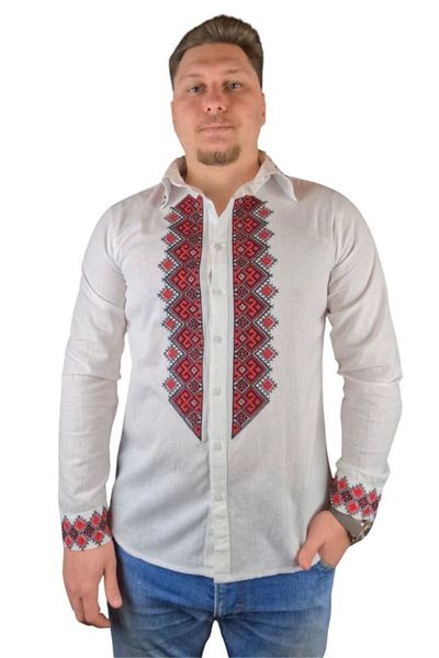 rody's forever Men's T-shirt RBN24 pure white/red, size S