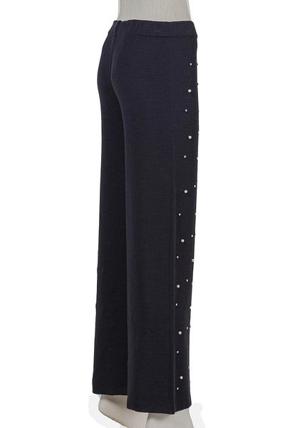 Invee İnci Tricotaj Pantaloni Prune