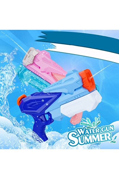 Teo Pistol cu Apa pentru Copii, Rezervor, Pentru Piscina/Plaja, , 6ani+, 3 duze, Albastru, 500ML