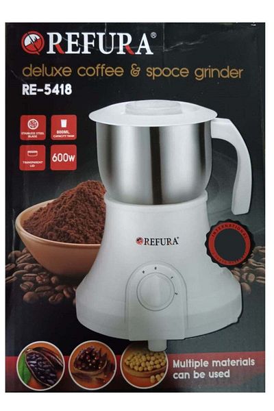REFURA Coffee & Spice Grinder, Multi-Functional Grinding Machine, Electric Bean Grinder, Grain and Spice Gr
