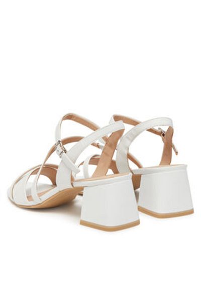 Caprice Sandale de damă albe CAPRICE-9-28300-44 102 WHITE NAPPA