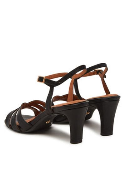 Tamaris Women's Sandals black TAMARIS-1-28333-44 003 BLACK LEATHER