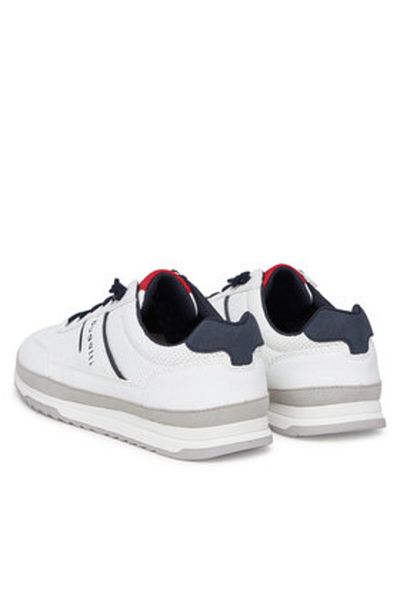 BUGATTI Men's Sneakers white BUGATTI-321-A3A01-5050 2012 WHITE / LIGHT GREY