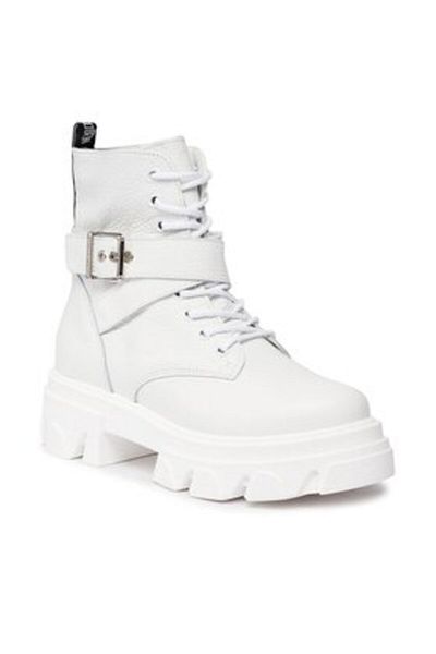 Steve Madden Women's Trappers white STEVE MADDEN-SM19000034 107 WHITE LEATHER