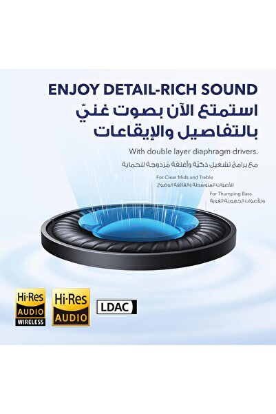 Generic soundcore by Anker Space Q45 Adaptive ANC Over-Ear Headphones