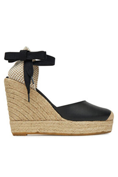 Genuins Espadrile negre pentru femei GENUINS-G105918 BLACK