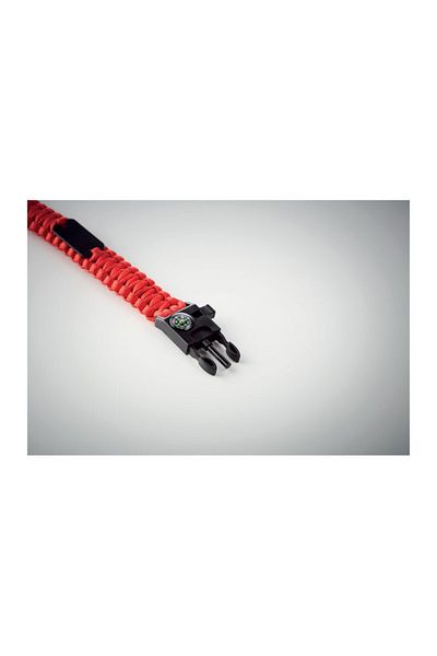 dalimag Outdoor survival bracelet, army type, 5 in 1, paracord, compass, whistle, knife, flint,