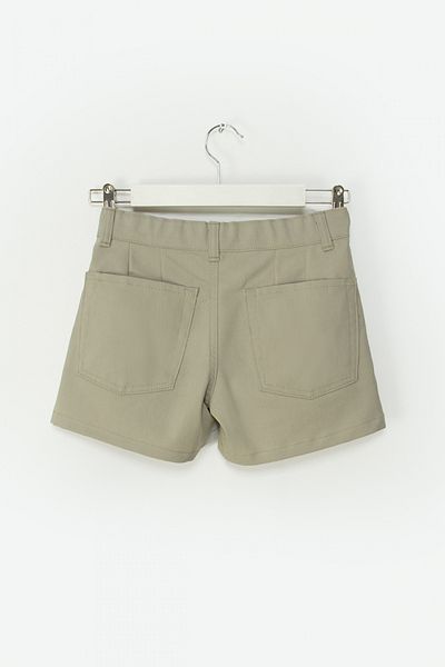 DMB BOYS & GIRLS Girl's Gabardine Pleated Cotton Waist Adjustable Shorts