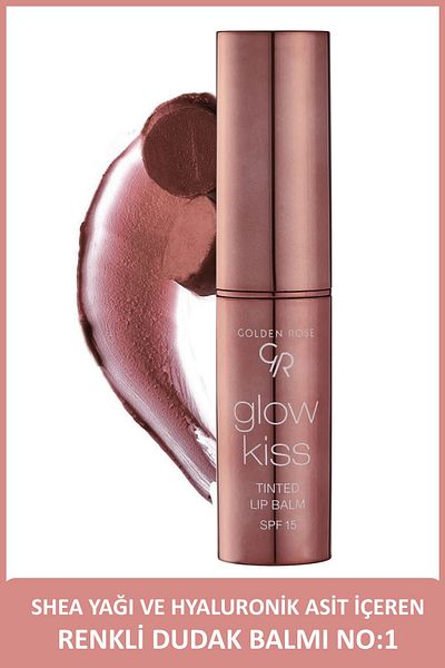 Golden Rose مرطب الشفاه الملون Glow Kiss - مرطب الشفاه الملون بالفانيليا - 8691190440787
