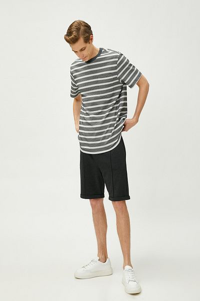 Koton Anthracite Men's Shorts & Bermuda 3SAM40078MK