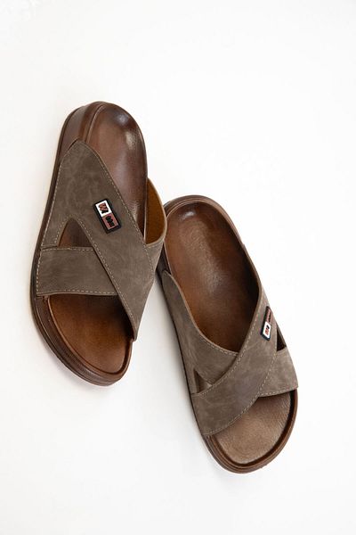 SOHO Ανδρικές παντόφλες Mink 20706