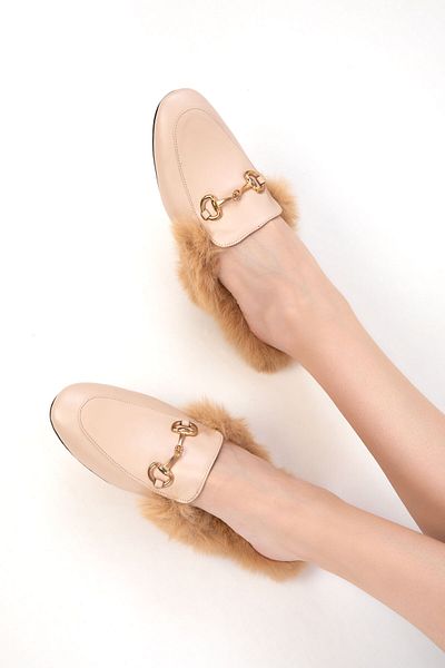 SOHO Beige Women's Slippers 19899