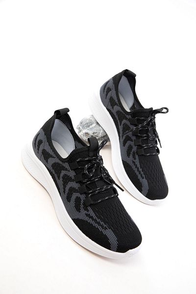 SOHO Black-Smoked Women's Sneaker 20718