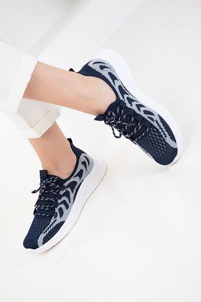 SOHO Navy Blue-Ice Women's Sneaker 20718