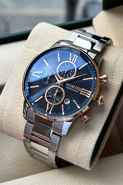 Homies Men's Wrist Watch Original Steel All Functions Work with Gift Box and Bracelet Gift.Hmw1295