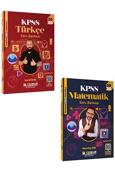Yediiklim Yayınları 2026 KPSS Atölye Serisi Genel Yetenek Tamamı Video Çözüml...