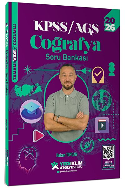Yediiklim Yayınları 2026 KPSS AGS Atölye Serisi Genel Kültür Coğrafya Tamamı ...