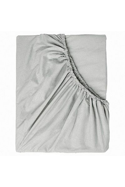 Lavien Home 100% Cotton Akfil Elastic Sheet Fitted Gray