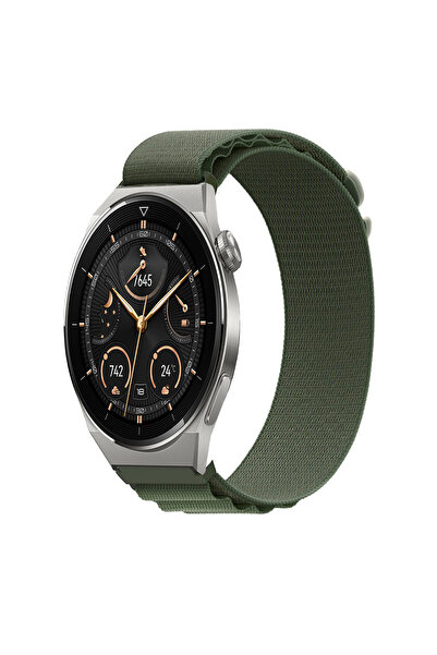 Tagomoon Huawei Watch Gt3 Pro 46mm Uyumlu Kordon Alpine Loop Döngü Spor Kayış