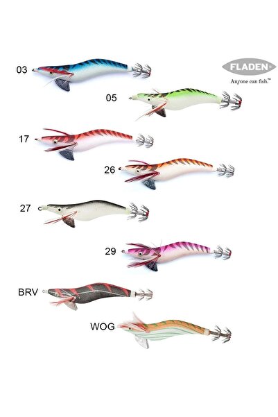 FLADEN Kurşunlu Kalamar Zokası N 13 Cm 3,5 gr 03