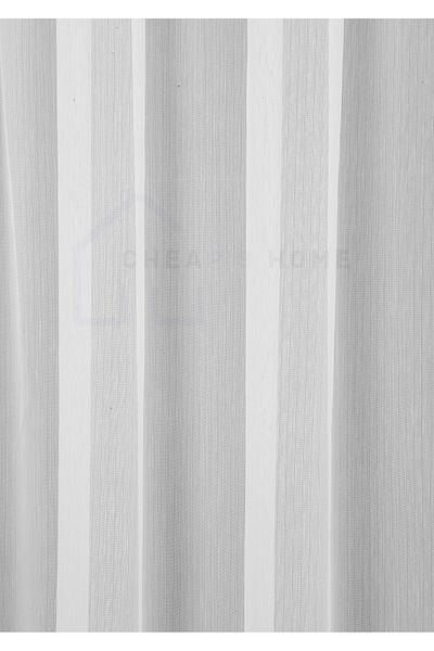 cheap's home Bamboo Slub No Crease, No Ironing, Sparse Pleat (1/2) High Quality Tulle Curtain - Honeycomb Top