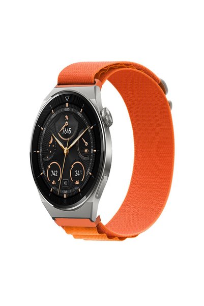 Tagomoon Huawei Watch Gt3 Pro 46mm Uyumlu Kordon Alpine Loop Döngü Spor Kayış
