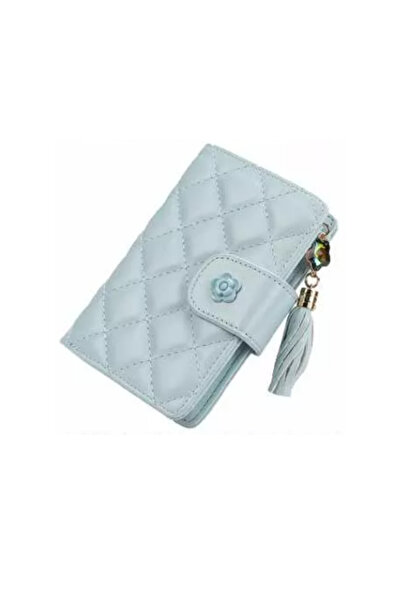 Generic Women's wallet with multiple compartments - blue